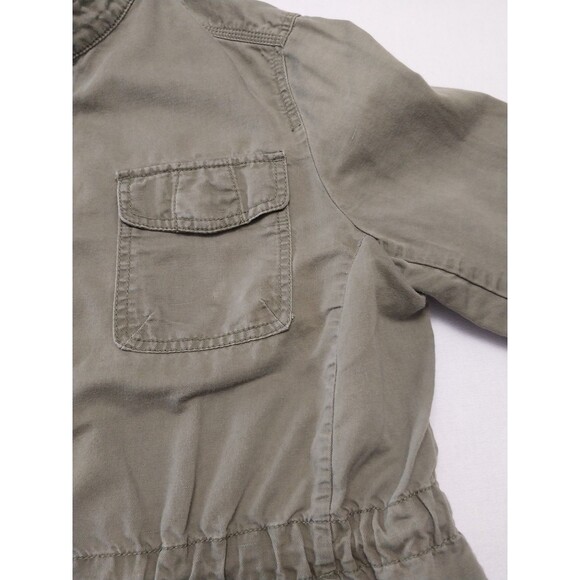 Talbots Jacket Womens Large Olive Green Pockets Utility Everyday Norm Casual - Picture 7 of 16